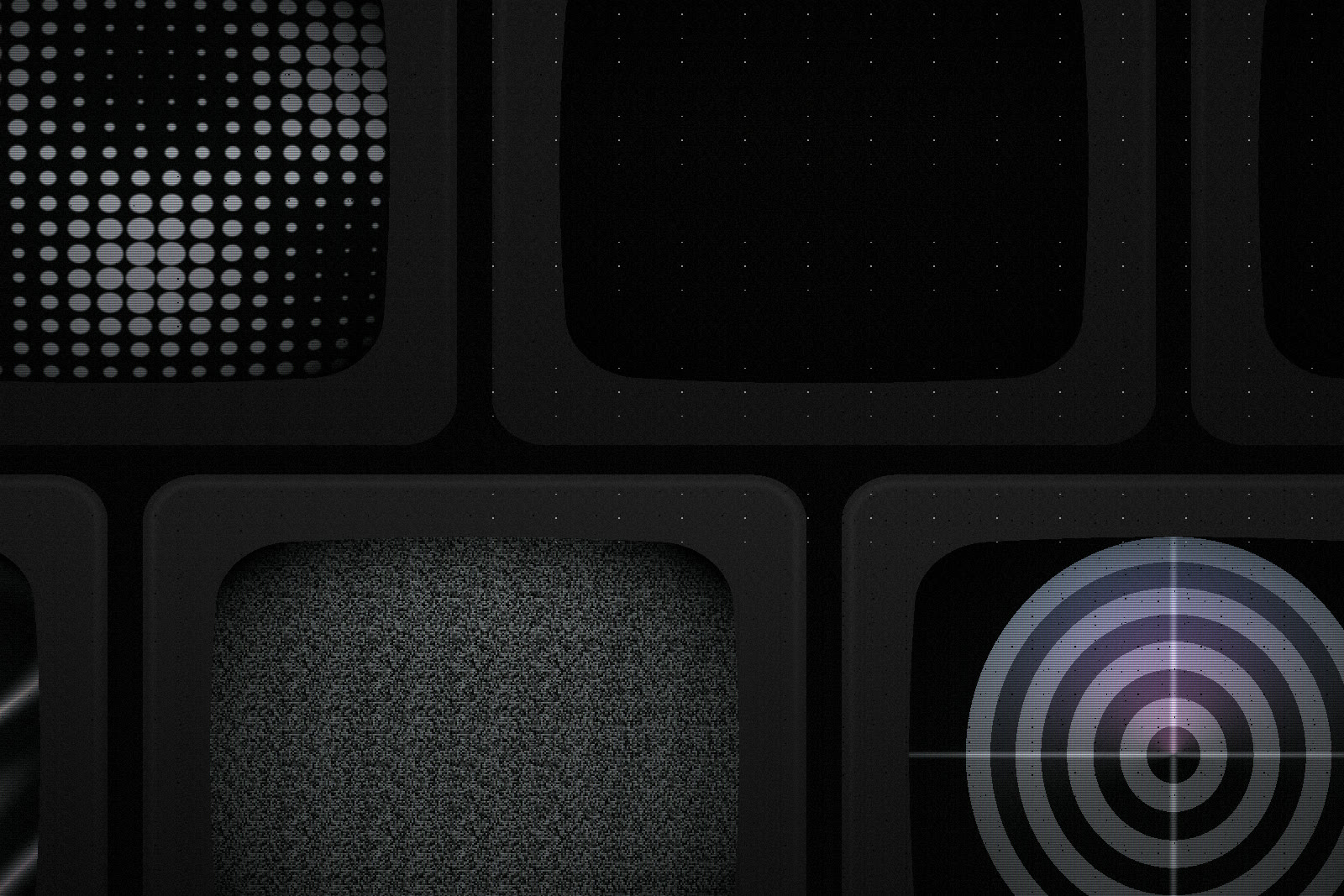 Test pattern breaking into static